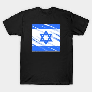 Flag of Israel grunge style T-Shirt